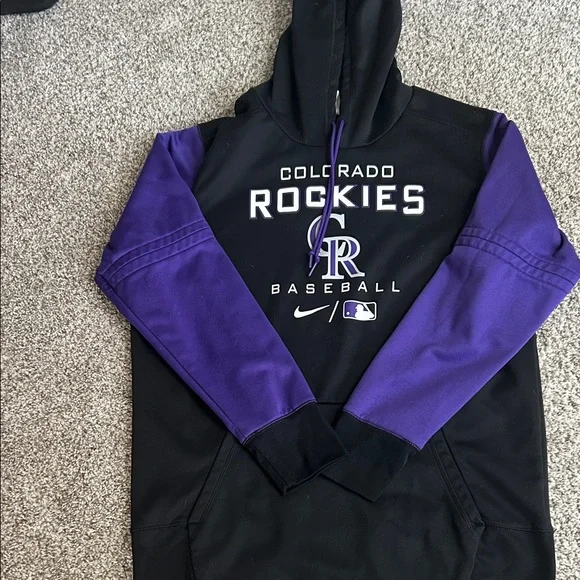 Thermafit MLB Colorado Rockies sweatshirt - men’s large - Picture 1 of 5